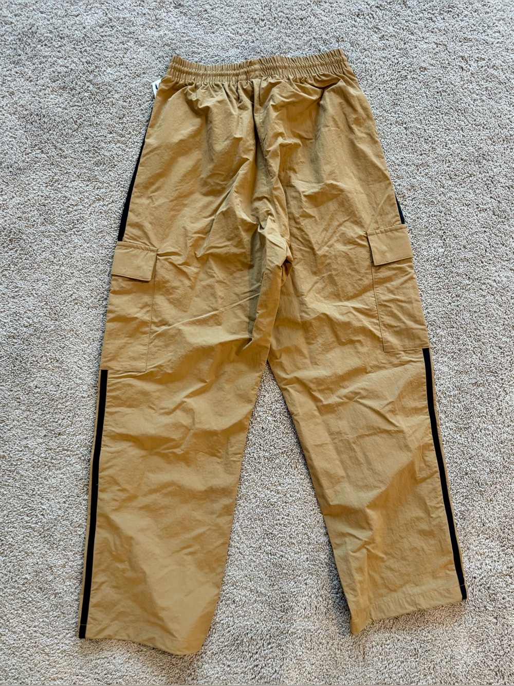 Adidas Originals Men’s Medium 3S Cargo Pants. Brown W/stripes. (JS1392). NWT - Picture 7 of 7